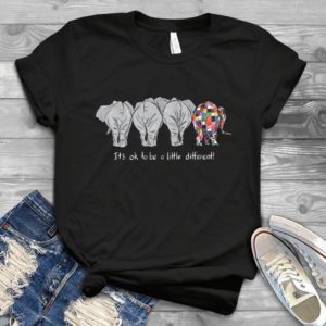 It's Ok To Be A Little Different- Elephant Birthday Gift For Men Women Best Unisex T- Shirt