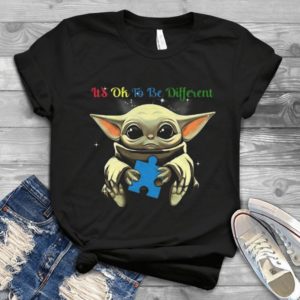 Its Ok To Be Different Baby Yoda Handmade Shirt