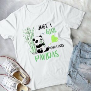 Just A Girl Who Loves Pandas Handmade Shirt