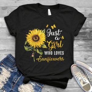 Just A Girl Who Loves Sunflowers Trending Handmade Shirt