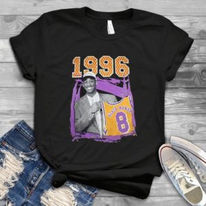 Koobebe Bryyaaant 1996 Draaft Day Black Mammmbaa Number 8 Tribuutte Handmade Shirt_compressed