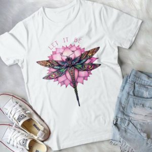 Let It Be Vintage Dragonflies Handmade Shirt