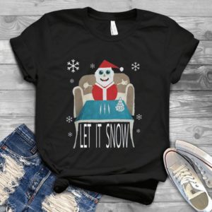 Let It Snow Merry Christmas Xmas Gift Handmade Shirt
