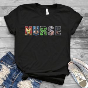 Marvell Superheroes Nurse Iron Manvintage Captain America Hulk Thor Vintage Gift Handmade Shirt