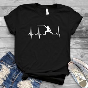Men Fencing Art Heartbeat - Shirt T-Shirt Funny - Gift Shirt - Best Shirt - Handmade Shirt