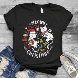 Meowy Meowy Christmas Merry Christmas Handmade Shirt