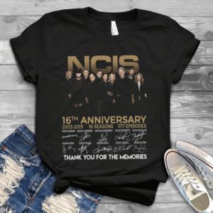 NCIS 16th Anniversary 2003-2019 Thank You For The Memories Handmade Shirt