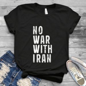 No War With Irann Peace Handmade Shirt