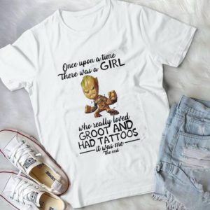 Once Upon A Time There Was A Girl Who Really Loved Grooot Handmade Shirt_compressed