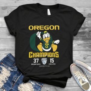 Oregon Champions 37 Oregon Ducks 15 Utah Utes December 7th 2019 Handmade Shirt