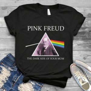 Pink Freud Shirt Dark Side of Your Mom Unisex Handmade Shirt_compressed