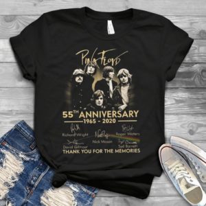 Pinkkks Ffffloyds 55th Anniversary 1965-2020 Thank You For The Memories Handmade Shirt