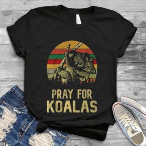 Pray For Koalas Save Australia Vintage Handmade T-Shirt_compressed