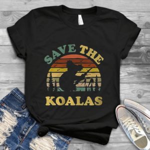Save The Koalas Australia Vintage Handmade T-Shirt_compressed