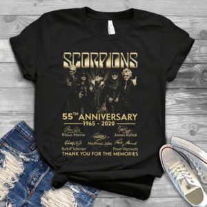 Scorpions 55th Anniversary Thank You For The Memories Handmade Shirt