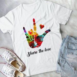 Share The Love Yolo Hand Handmade Shirt