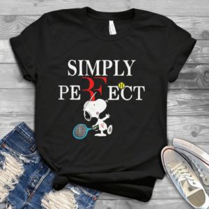 Simply Perfect Tennis Player And Snooppy Dog Handmade Shirt