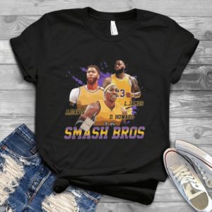 Smaassh Broos Daaviis Jaammes Hoowward Looss Aanngeles Basketball Legends Handmade Shirt_compressed