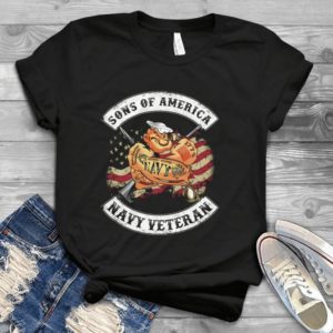 Sons Of America Navy Veteran Handmade Shirt