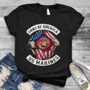 Sons Of America US Marines Handmade Shirt