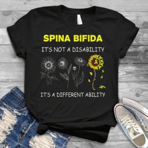 Spina Bifida It's Not A Disability It's A Different Ability Handmade Shirt