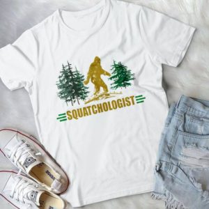 Squatchologist Funny Big Foot In The Forest Handmade Shirt