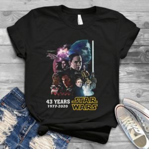 Star Wars 1977-2010 Anniversary 43 Years Handmade Shirt