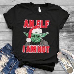 Star Wars Santa Yoda An Elf I Am Not Best Handmade T-shirt
