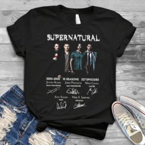 Super natural 2005-2020 15 Seasons 327 Episodes Handmade Shirt