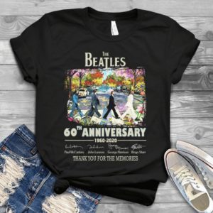 The-beatles-60th Anniversary 1960-2020 Signature Best Handmade T-shirt