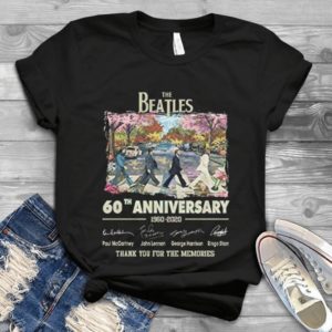 The Beatles 60th Anniversary 1960-2020 Signature Trending Handmade Shirt_compressed