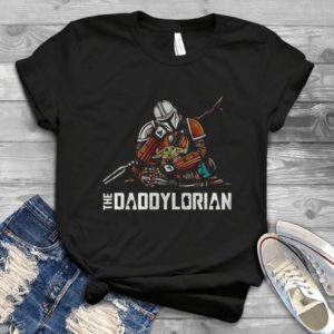 The Mandalorian Baby Yoda The Daddylorian Handmade T-Shirt_compressed