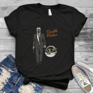 The Mandalorians With Baby Yodaa And A Frog Handmade Shirt