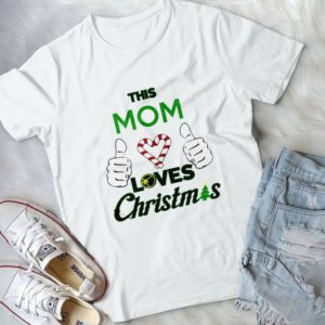 This Mom Loves Christmas Cool Mom Best Mom Holiday Handmade Shirt