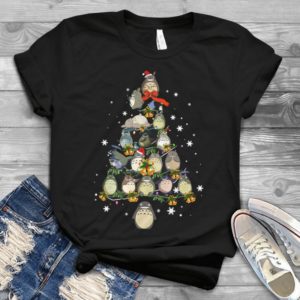 Totoro Merry Christmas Tree Funny Handmade Shirt
