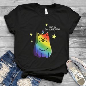 Trust Me I'm A Unicorn Funny Cute Cat Handmade Shirt
