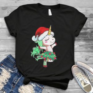 Unicorn Girl Woman Merry Christmas You All Gift Handmade Shirt