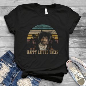 Vintage Bob Funny Happy Little Tree Painting  Trending Handmade Shirt_compressed