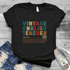 Vintage English Teacher Knows More Than Handmade Shirt