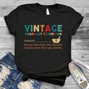 Vintage Pharmacy Technician Noun Denifition Handmade Shirt