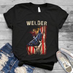 Welder Pride America Flag Lovers American Pride Handmade Shirt