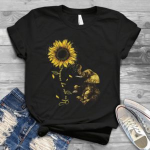 You Are My Sunshire Elephants And Sunflower Handmade Shirt