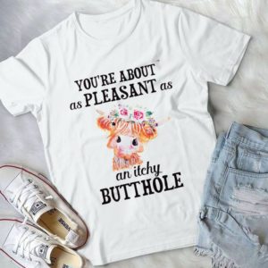 You're About As Pleasant As An Itchy Butthole Heifer Handmade Shirt