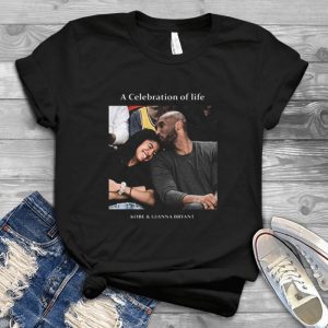 A Celebration Of Life Kobbe And Giannna Bryyant Best Father And Daughter Tee - The Mammba The Legend Kobbe Bryyant Jersey Original Handmade Shirt