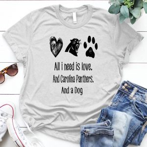 All I Need Is Love And Carolina Panthers And A Dog Meaningful Quote Carolina Panthers Logo, Carolina Panthers Svg, Carolina Panthers Files, Panthers Logo, Football