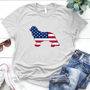 America Flag - Cavalier Dog Lover Pet, Animal, Puppy, Dog Meme, Funny Dog, Cute Dog, Personalized Quote, Cartoon Dog Graphic