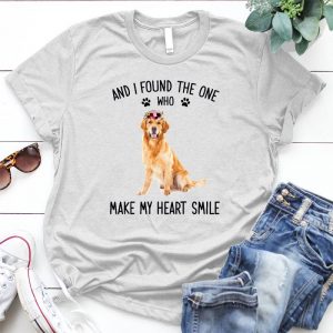 And I Found Golden Retriver Who Make My Heart Smile Dog Lover Gift Best Friend, Golden Retriever Gift, Golden Retriever Mom