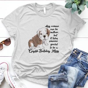Any Woman Can Be Mother English Bulldog Mom Gift For Pet Lover Bulldog Mom, Custom Bulldog Gift, English Bulldog Gift, Bulldog Wine
