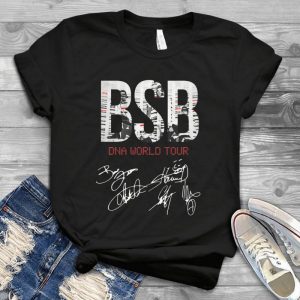 BSB Backstreet Boys World Tour Signature Music Best Handmade Shirt