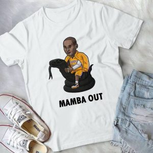 Black Mammba Out Rip Kobbe Bryyant 1978 2020 Tshirt - Men Kobbe Bryyant Jersey Original Handmade Shirt